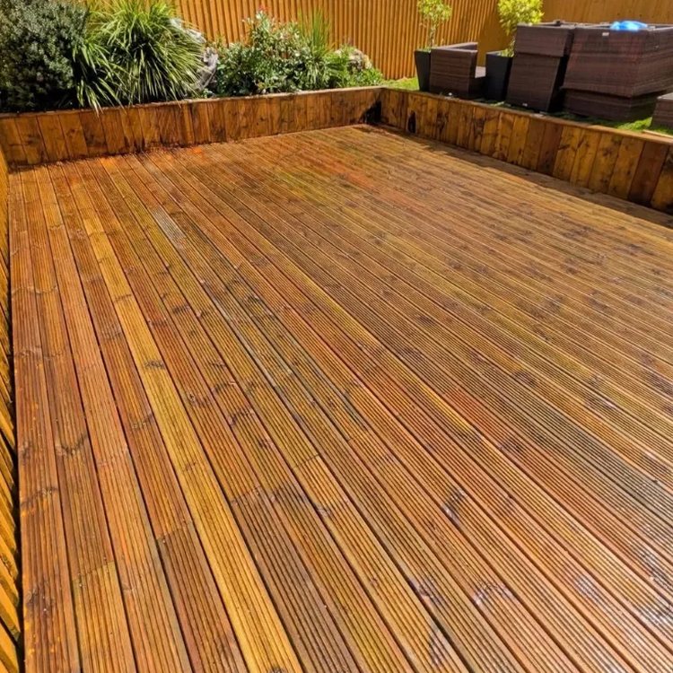 Timber decking, decking clean, by Hydra Restore