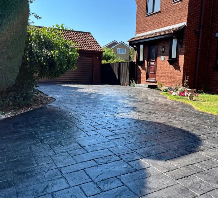 Imprinted concrete sealing