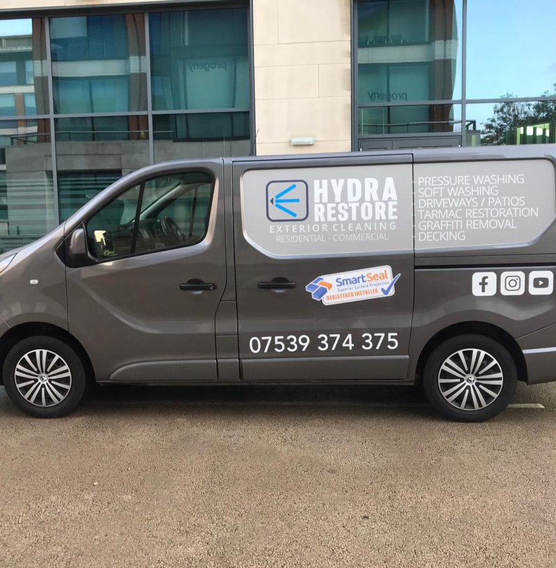 The Hydra Restore branded van